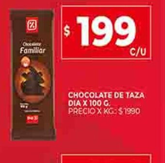 Supermercados DIA Chocolate De Taza Dia X 100 G oferta