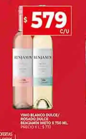 Supermercados DIA Vino Blanco Dulce oferta
