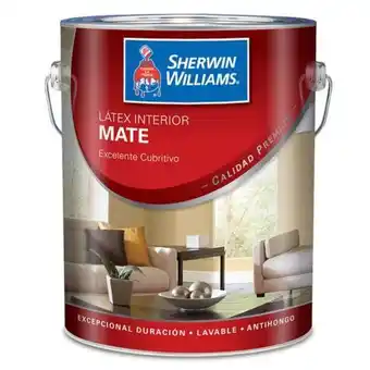 Easy Latex interior mate sherwin williams 4lts oferta