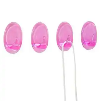 Percha cristal mediano 4 unidades