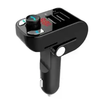 Frávega Transmisor fm nictom bf02 bluetooth receptor cargador usb manos libres oferta