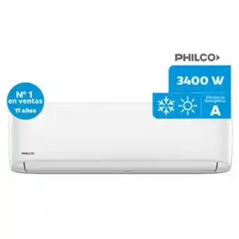 Aire acondicionado split philco phs32ha4cn frio/calor 2924 frigorias