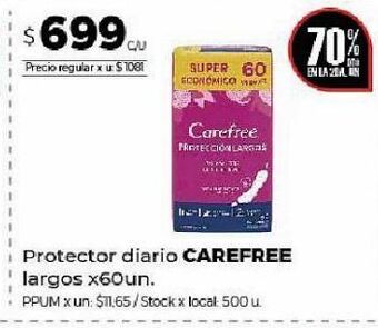 Disco Protector diario carefree oferta