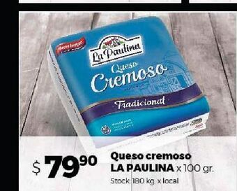 Disco Queso cremoso la paulina oferta
