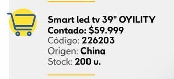 Coppel Smart led tv 39" oyility oferta