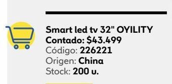 Coppel Smart led tv 32" oyility oferta
