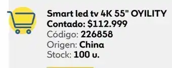 Coppel Smart led tv 4k 55" oyility oferta