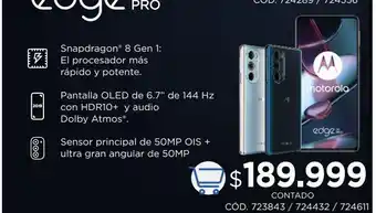 Coppel Motorola moto edge e 30 pro oferta