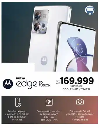 Coppel Motorola moto edge 30 fusion oferta