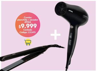 Coppel Combo planchita + secador atma oferta