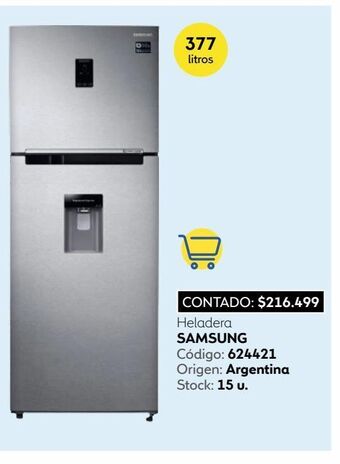 Coppel Heladera samsung oferta