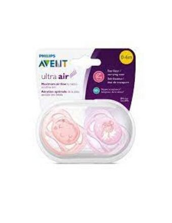 Avent chupete 0-6 ultra air princess nena x 2