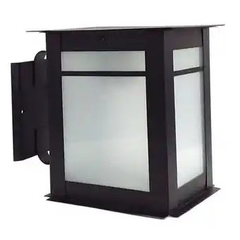 Easy Farol chapa c/mensula 3 caras oriental negro 19 cm oferta