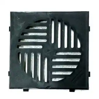 Easy Rejilla plástica con marco 15x15 cm negro oferta