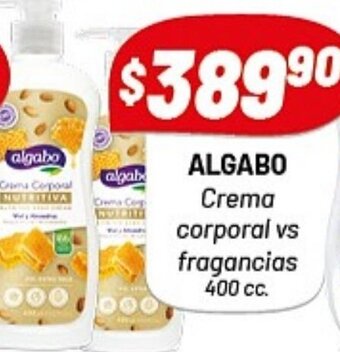 Almacor Algabo Crema Corporal vs Fragancias oferta