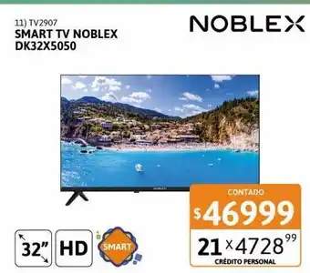 Cetrogar Smart tv led 32" noblex dk32x5050 hd oferta