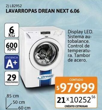 Cetrogar Lavarropas drean oferta