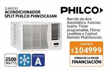 Cetrogar Acondicionador split philco oferta