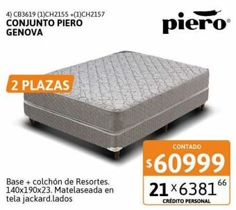 Cetrogar Conjunto piero genova oferta