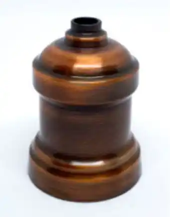 Easy Portalampara e27 vintage cobre viejo oferta