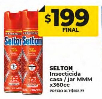 Supermayorista Vital Selton Insecticida Casa/Jar MMM x360cc oferta