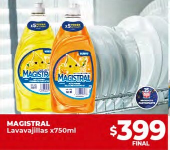 Supermayorista Vital Magistral Lavavajillas x 750ml oferta