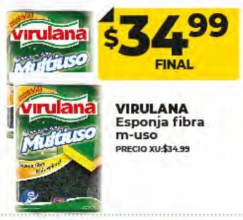 Supermayorista Vital Virulana Esponja Fibra m-uso oferta
