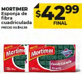 Supermayorista Vital Mortimer Esponja de Fibra Cuadriculada oferta