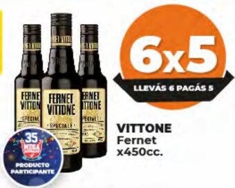 Supermayorista Vital Vittone Fernet x 450cc oferta