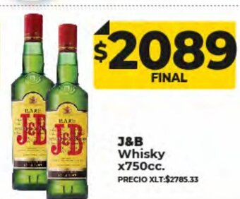 Supermayorista Vital J&B Whisky x 750cc oferta