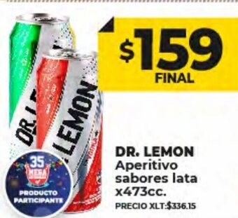 Dr.Lemon Aperitivo Sabores Lata x 473cc