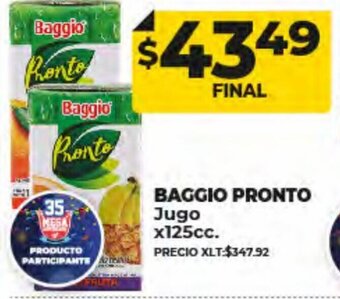 Supermayorista Vital Baggio Pronto Jugo x 125cc oferta