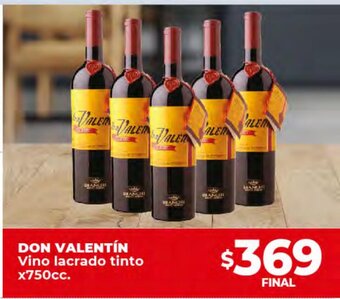 Supermayorista Vital Don Valentin Vino lacrado Tinto x 750cc oferta