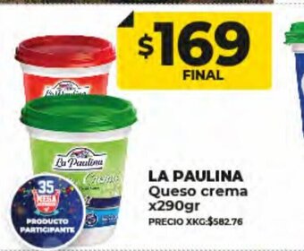 Supermayorista Vital La Paulina Queso Crema x 290gr oferta