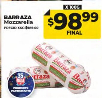 Supermayorista Vital Barraza Mozzarella oferta