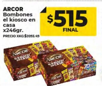 Supermayorista Vital Arcor Bombones el Kiosco en Casa x246gr. oferta