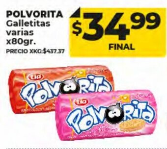 Supermayorista Vital Polvorita Galletitas Varias x80gr oferta