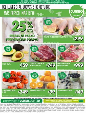 Jumbo Palta x un oferta
