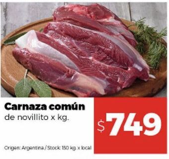 Disco Carnaza común de novillito kg oferta