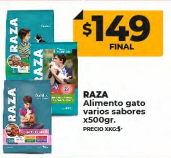 Supermayorista Vital Raza Alimento gato varios sabores oferta