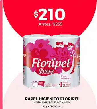 Supermercados Tadicor Papel Higiénico Floripel oferta