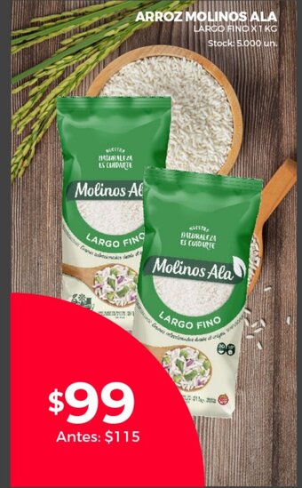 Supermercados Tadicor Arroz Molinos Ala oferta