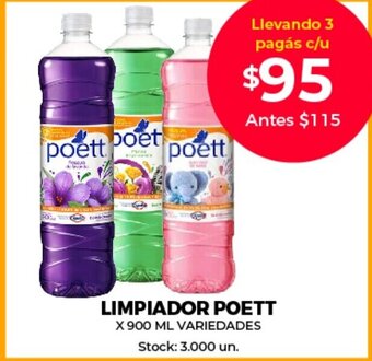 Supermercados Tadicor Limpiador Poett oferta