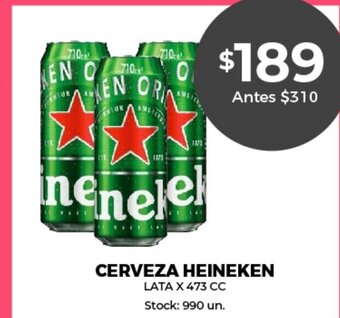 Supermercados Tadicor Cerveza Heineken oferta