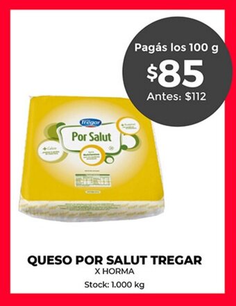 Supermercados Tadicor Queso Por Salut Tregar oferta
