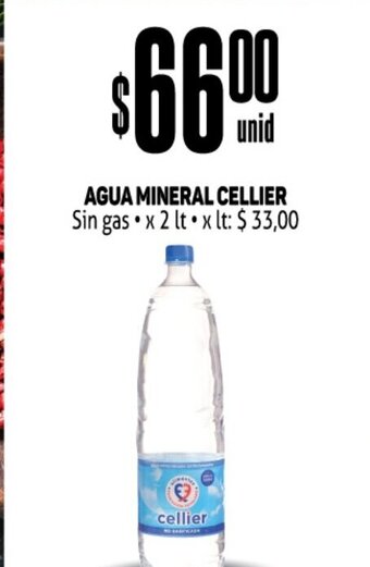 Makro Agua Mineral Cellier oferta