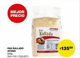 Atomo Conviene Pan rallado atomo oferta