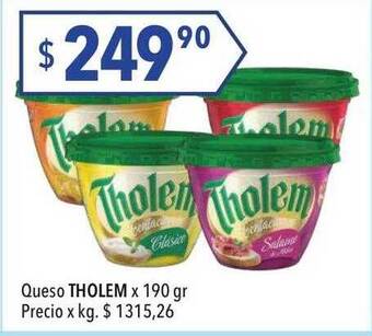 Hergo Queso tholem oferta