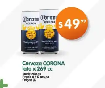 Supermercados Buenos Días Corona Cerveza lata x 269cc oferta