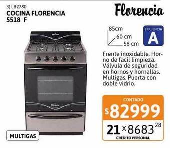 Cetrogar Cocina florencia 5518 f oferta